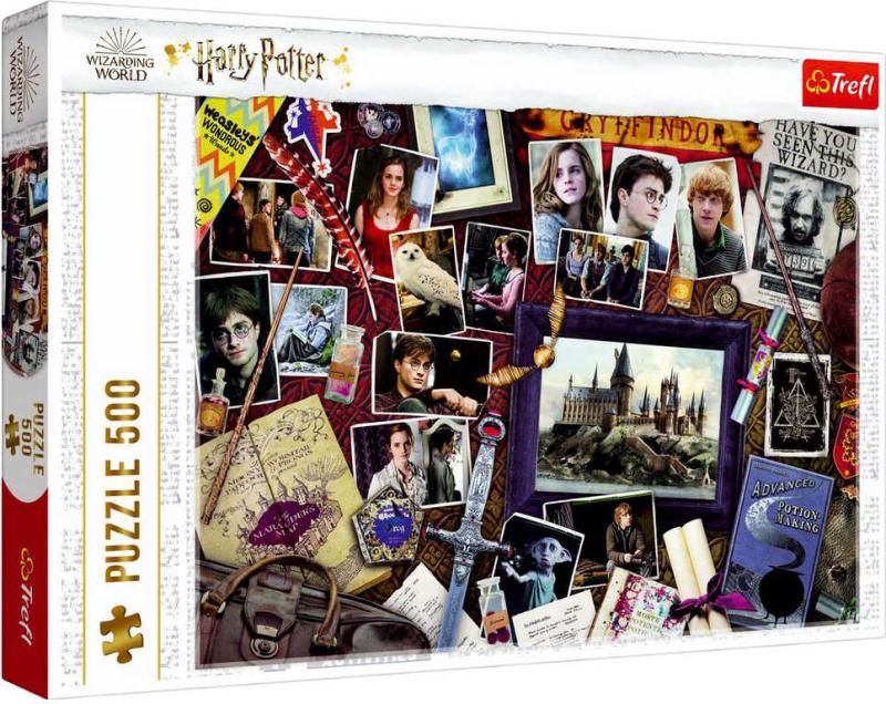 Trefl PUZZLE Harry Potter Bradavické vzpomínky 48x34cm 500 dílků skládačka