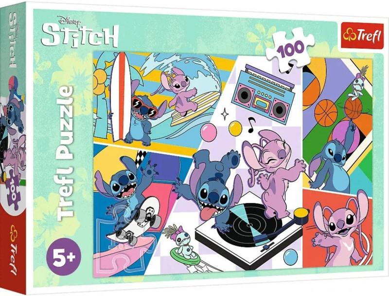 Trefl PUZZLE Vzpomínky LiloStitch 41x28cm 100 dílků skládačka