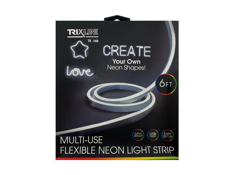 TRIXLINE LED pásek USB TR-34N 1,8m bílý neonový