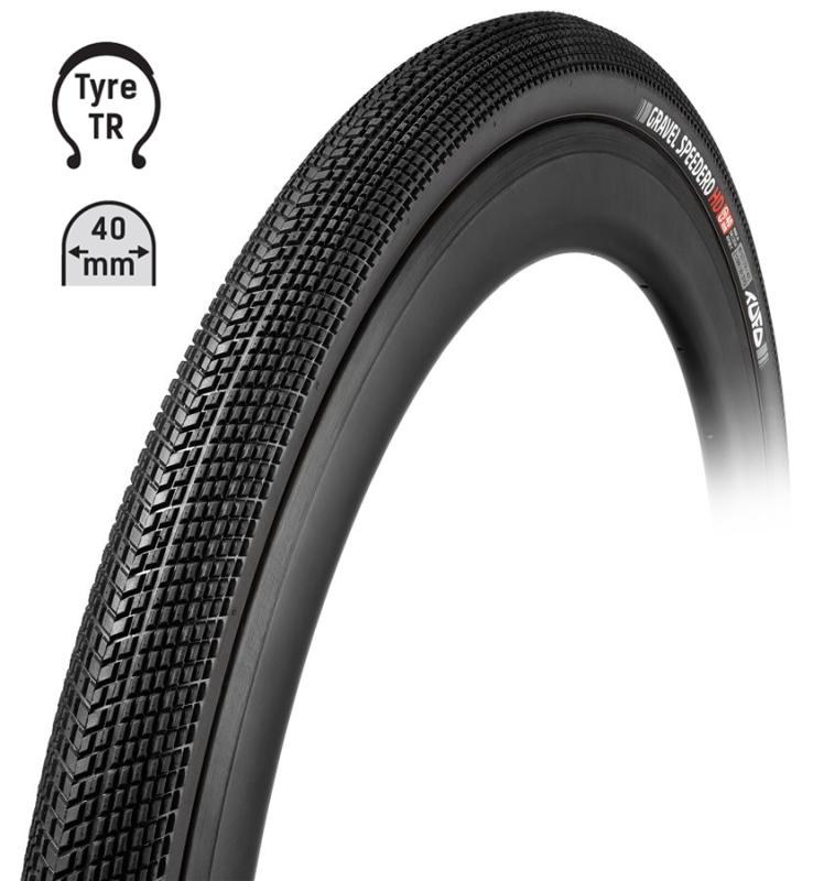 TUFO Plášť Gravel SPEEDERO HD 700x40C, bezduš. črn