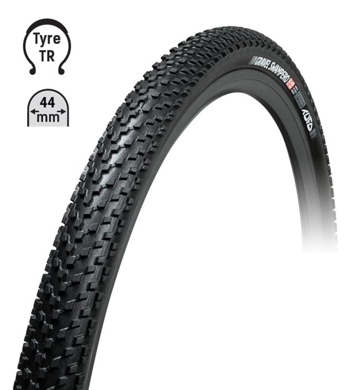 TUFO Plášť Gravel SWAMPERO 700x44C, bezduš. črn