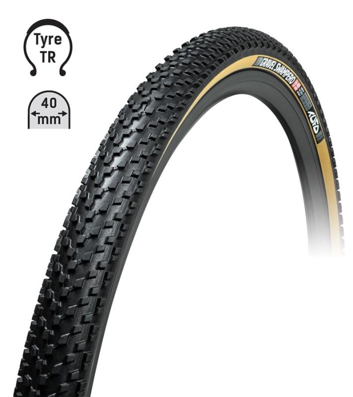 TUFO Plášť Gravel SWAMPERO HD 700x40C,bezd.črn/béž