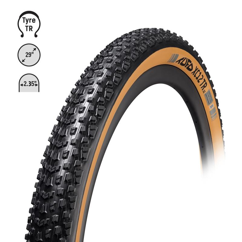 TUFO Plášť MTB XC12 TR 29" x2,25,kevlar,bezduš.béž.