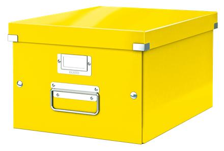LEITZ Univerzální krabice ClickStore, velikost M (A4), žlutá