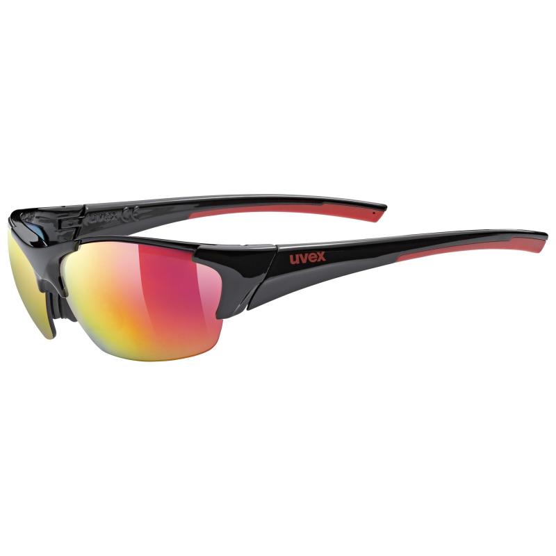 Uvex Blaze III Black Red/mirror Red (2316) cyklistické brýle