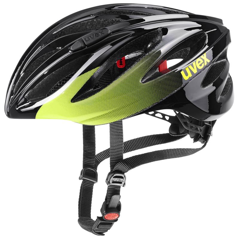 Levně UVEX BOSS RACE BLACK LIME 2021 - 52-56 cm