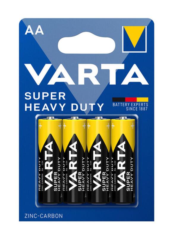 VARTA Baterie tužková R6/4BP SuperLife, Zn