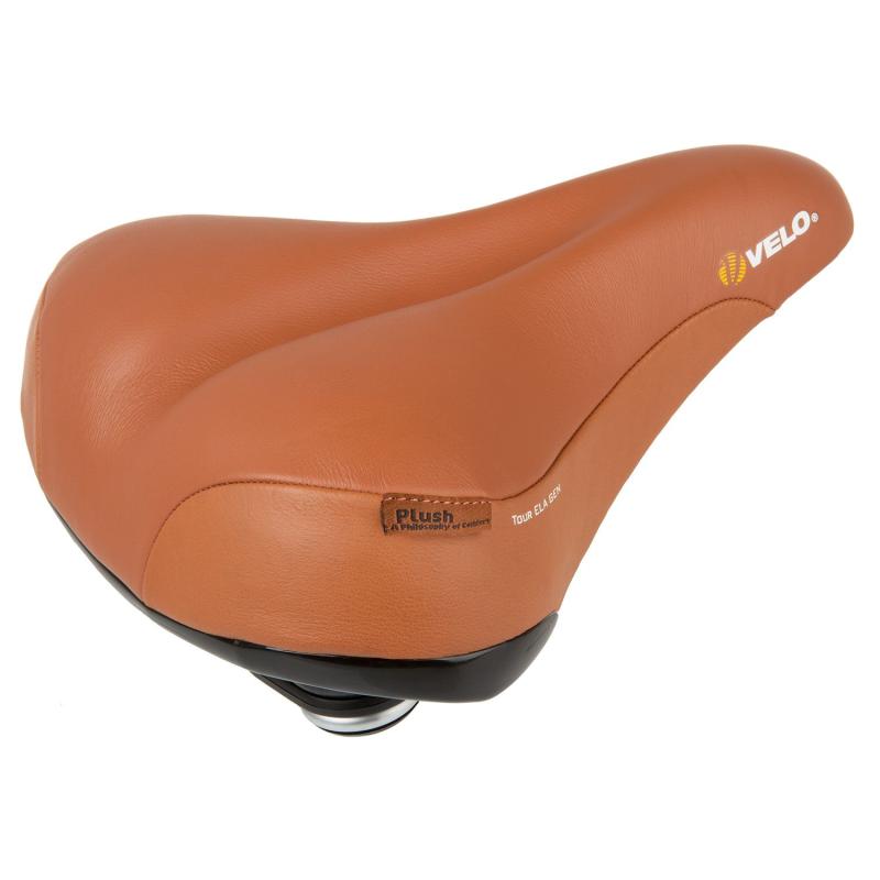 Velo Plush D2 Leather Elastomer sedlo