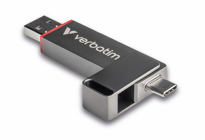 VERBATIM Dual QuickStick USB-C USB-A USB 3.2 Gen 1, 512GB