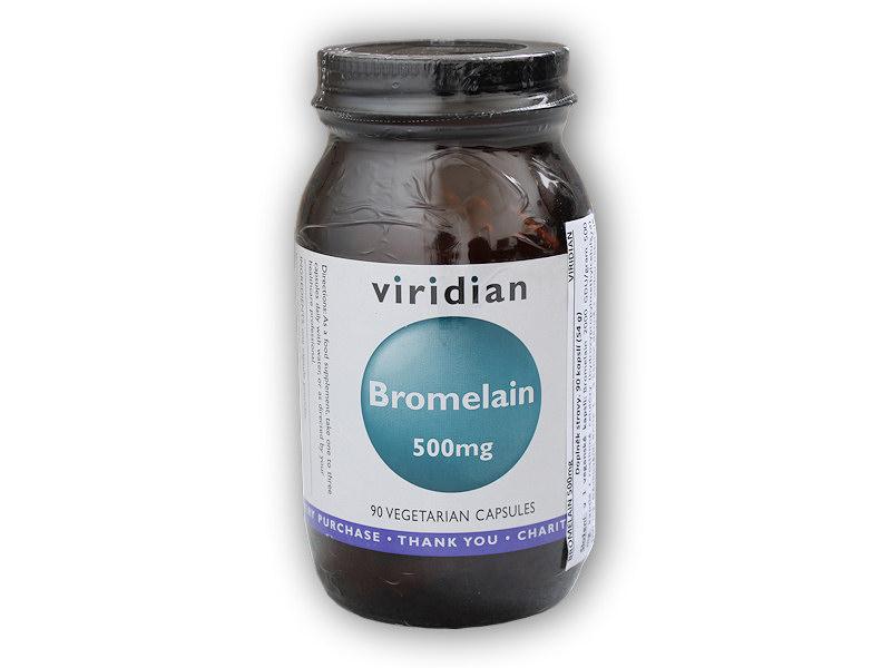 Viridian Bromelain 500mg 90 kapslí