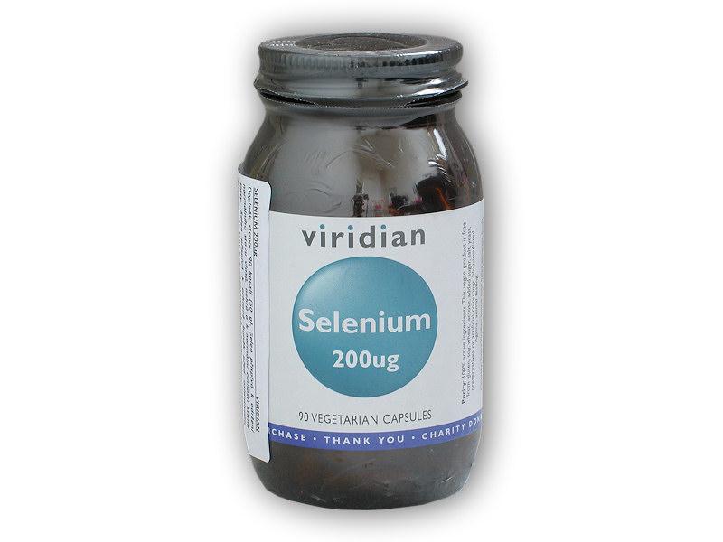 Levně Viridian Selenium 200mcg 90 kapslí