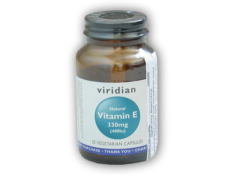 Viridian Vitamin E 330mg 400iu 30 kapslí