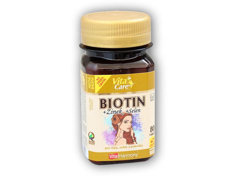 VitaHarmony Biotín 300 mcg + Selén + Zinok 87 tabliet