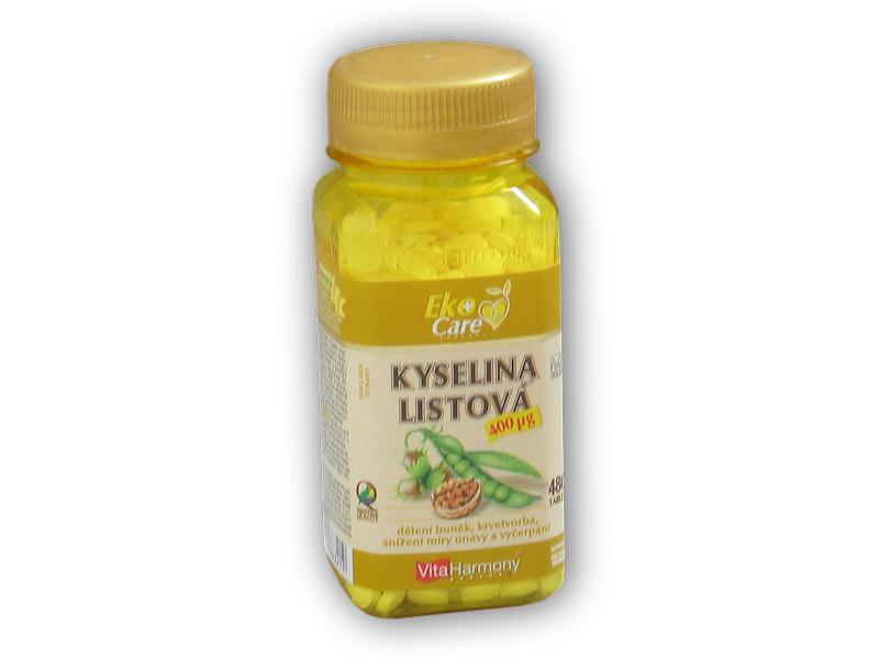 VitaHarmony Kyselina Listová 400mcg 480 tablet