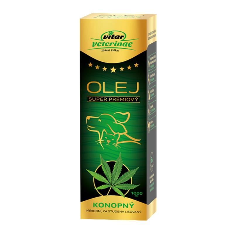 Vitar Veterinae Konopný olej 1000 ml