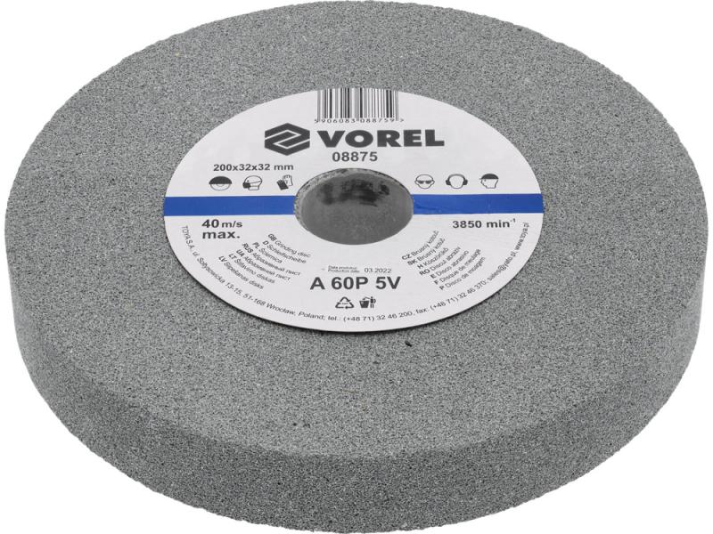 Vorel Kotouč brusný 200 x 32 x 32 mm jemný do stolní brusky