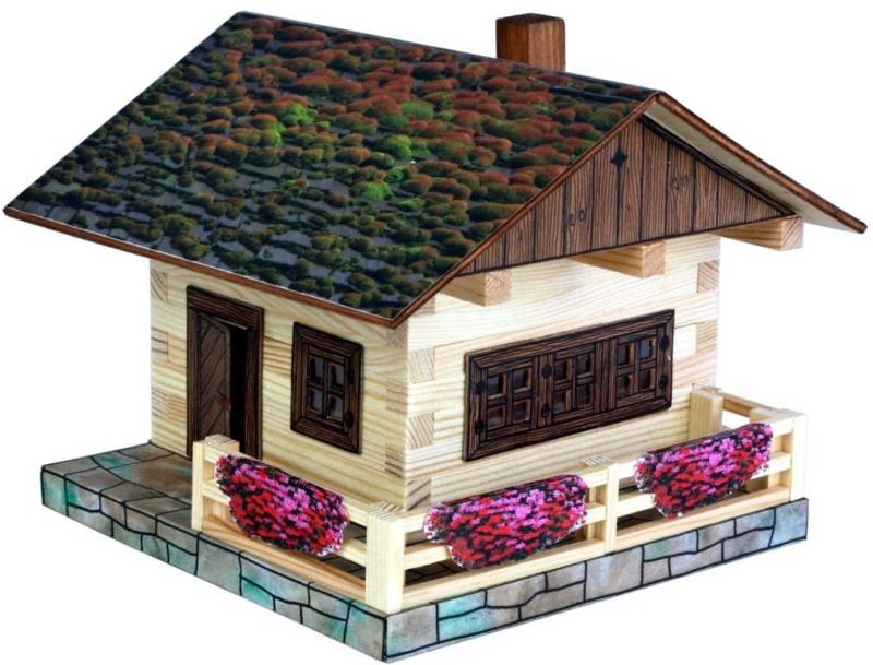 Walachia Alpská chata W34 Hobby Kit DŘEVĚNÁ (stavebnice)