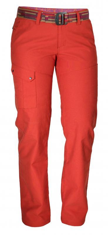 Warmpeace ELKIE LADY dámské outdoor kalhoty POUZE L red - červené (VÝPRODEJ)