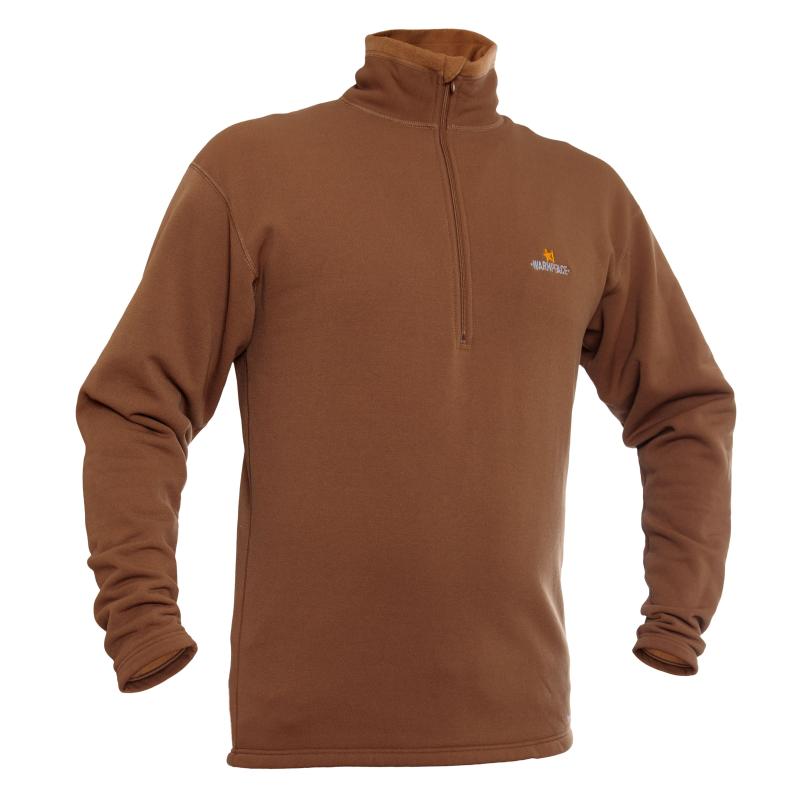 Levně Warmpeace PULOVR FRAM - XXXL rubber brown