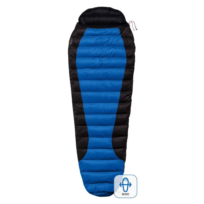 Warmpeace VIKING 300 180 cm WIDE L blue/grey/black