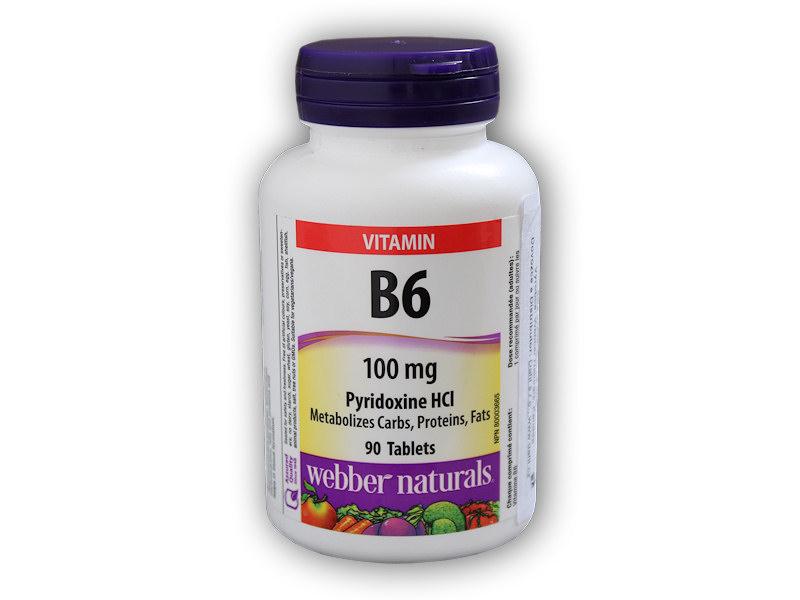 Webber Naturals Vitamin B6 100 mg 90 tablet