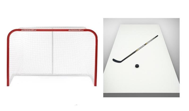 WINNWELL 54" hokejová branka + Sport365 střelecká deska 200x100x0,2 cm