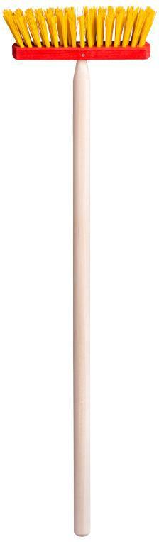 Woody DŘEVO Koště 80cm dětský smeták s násadou (dřevěná hračka)