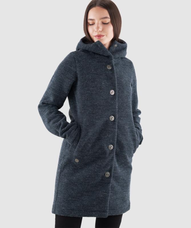 Woox Woolshellový kabát Harlem Blue Nights
