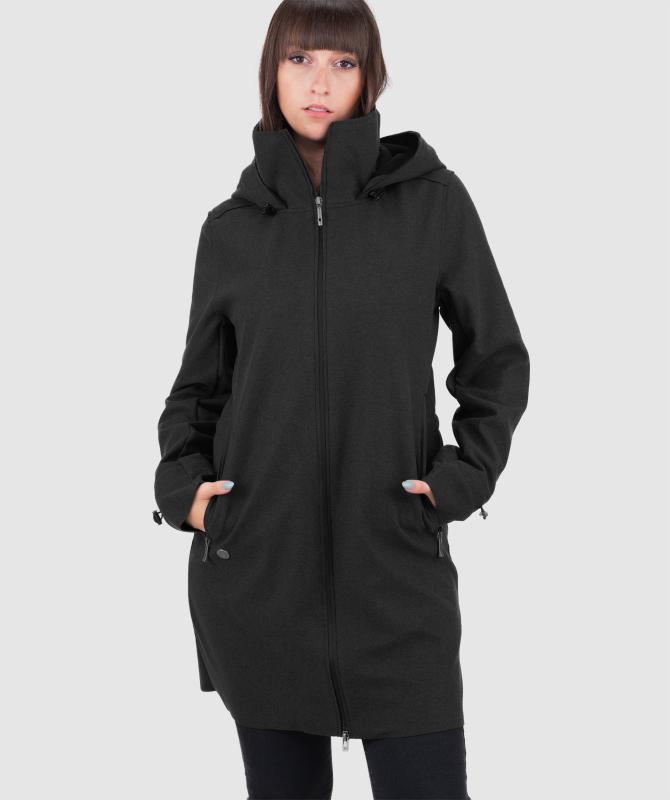 Woox Philo Black Beauty softshellový kabát