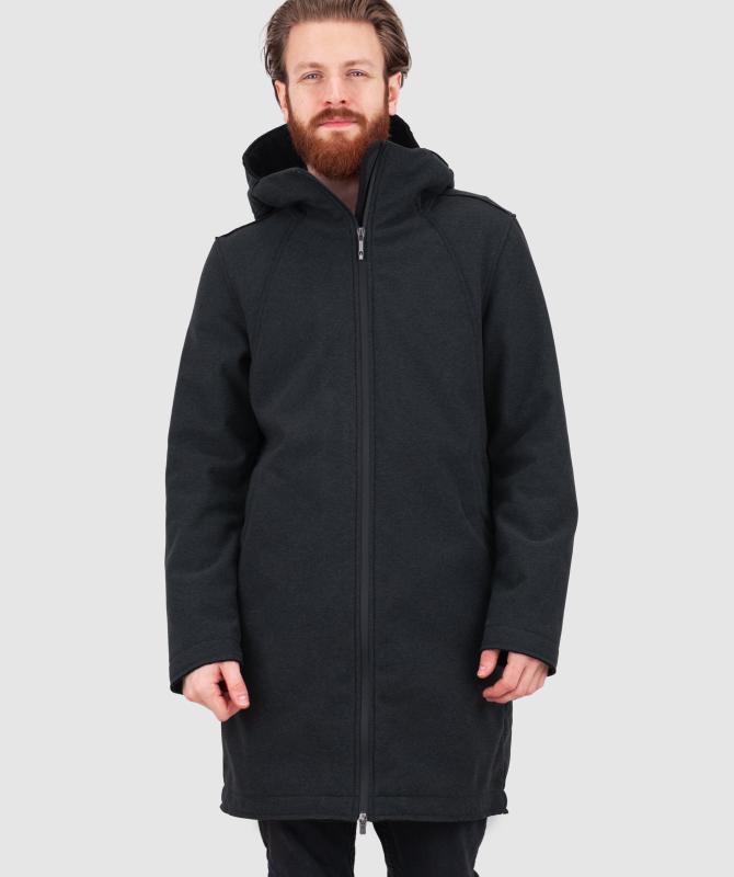 Woox Kinpu Blue Graphite softshellová parka