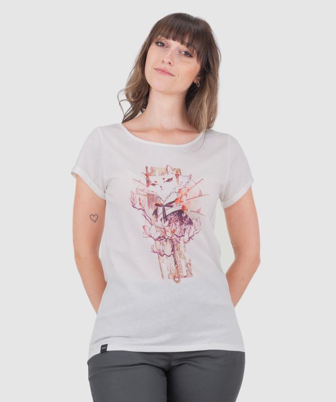 Woox Sakura Off White tričko