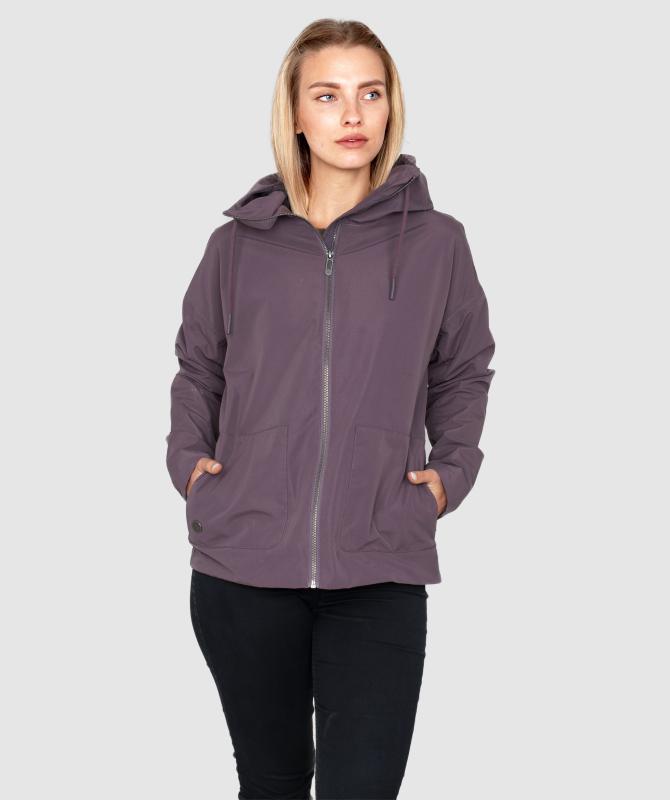 Woox Vetrovka Ventus Urban Black Plum Chica
