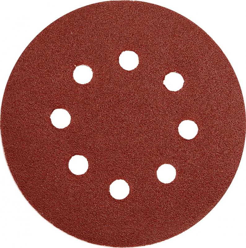 Yato Brusný papír 125 mm P120 s otvory 5 ks suchý zip