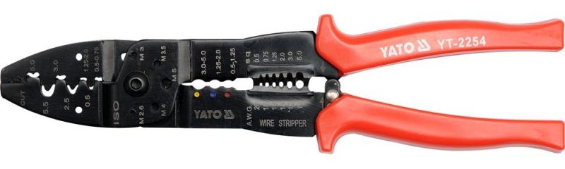 Yato Kleště odizolovací a konektorové 250mm