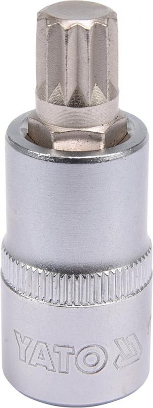Yato Nástavec 1/2" bit vícezubý M12 55 mm