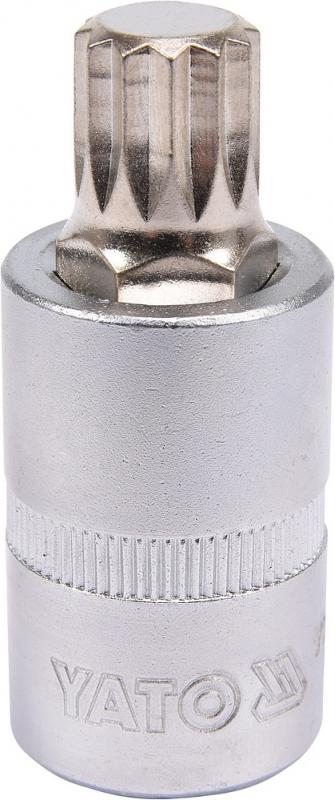 Yato Nástavec 1/2" bit vícezubý M14 55 mm