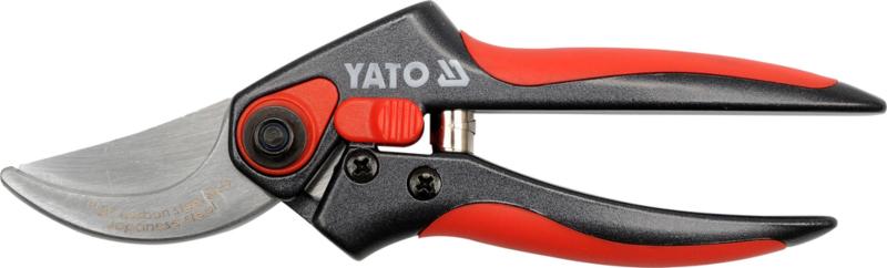 Yato Nůžky zahradnické 200mm (průměr do 15mm) šikmý stříh AL rukojeti