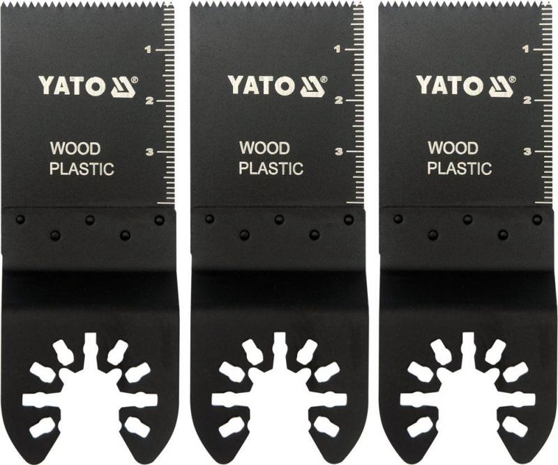 Yato Pilový list na ponor. řezy HCS pro multifunkci, 34mm (dřevo, plast), sada 3ks