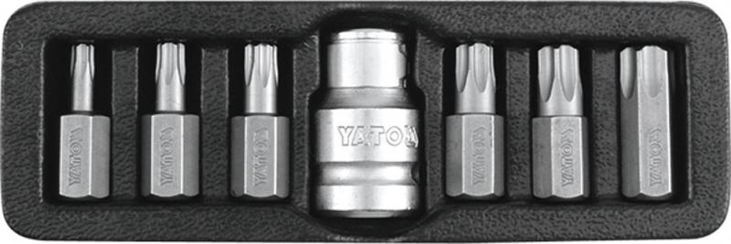Yato Sada bitů 7 ks TORX s otvorem