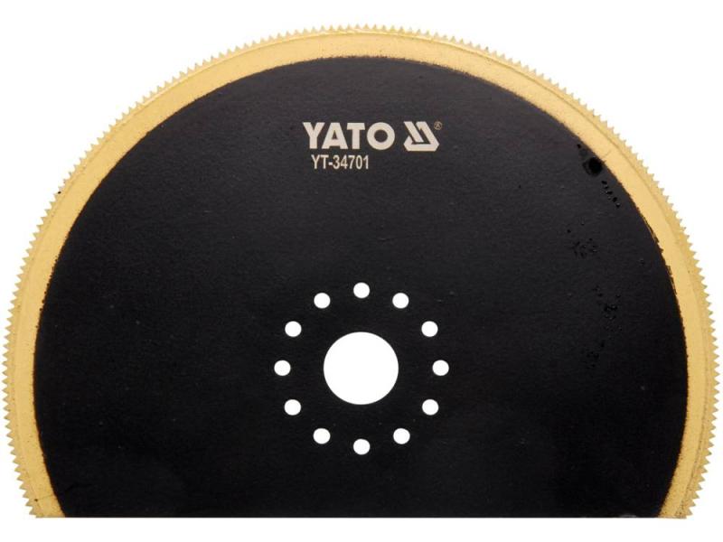 Yato Segmentový kotouč pro multifunkci BIM - TIN, 100 mm (dřevo, kov), 12 otvorů