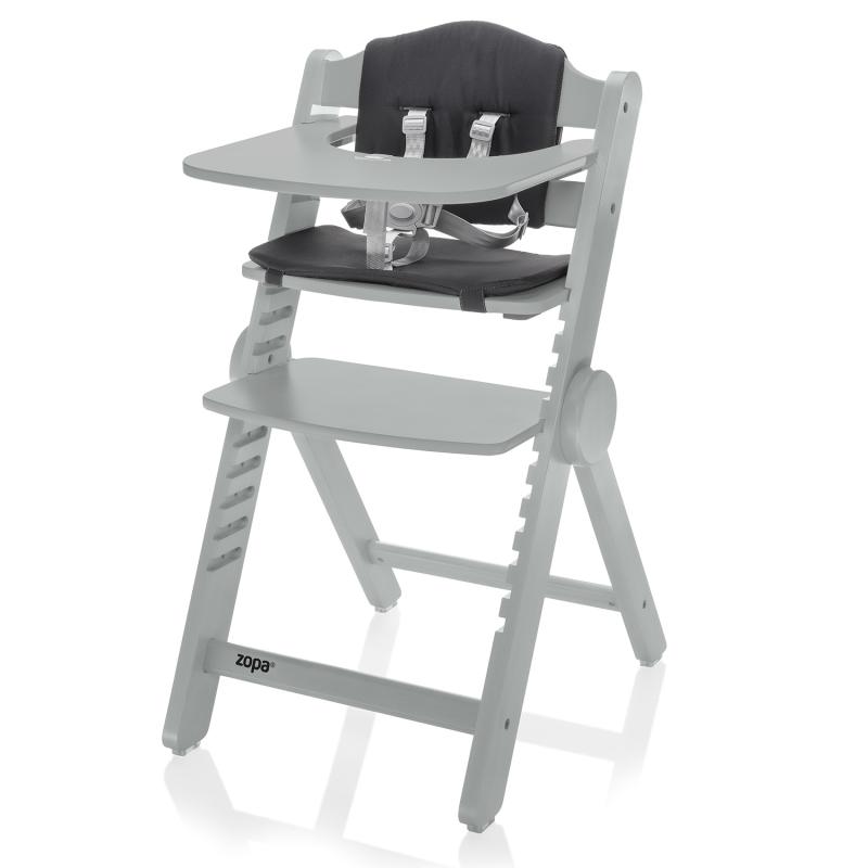 Zopa Dřevěná jídelní židlička Clipp Clapp Grey
