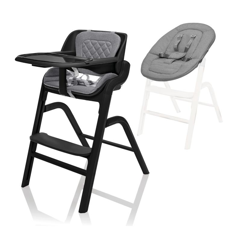 Zopa Set židlička Inspira + novorozenecký set Berry Black