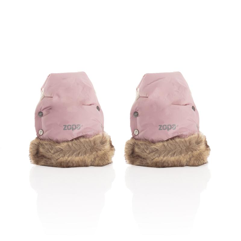 Zopa Zimní rukavice Fluffy 2 Old Pink