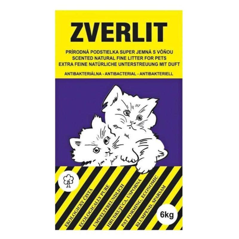 ZVERLIT fialový podestýlka super jemná s vůní 6 kg