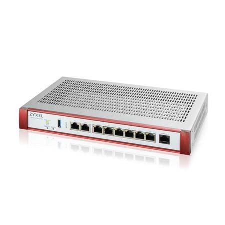 Zyxel USG FLEX 200H Series, User-definable ports with 2*2.5G 6*1G, 1*USB with 1 YR Gold Security Pack